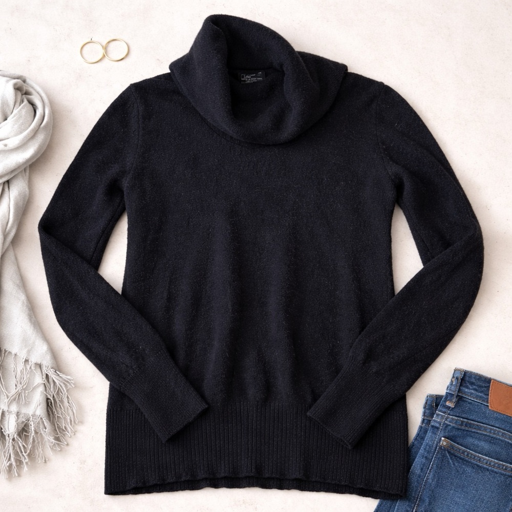 Vintage Kickers Wool Angora Turtleneck | 90s Minimal Luxe